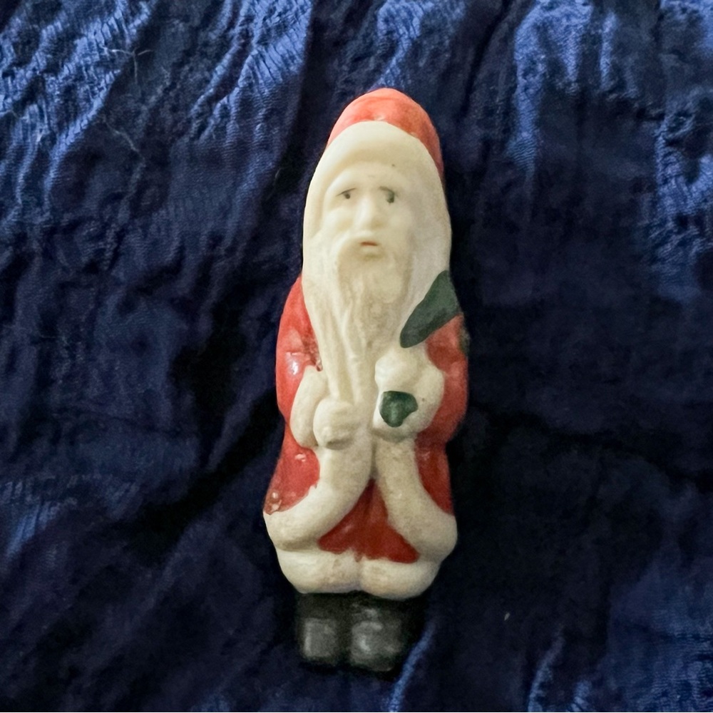 Antique German Snow Babies Bisque Santa